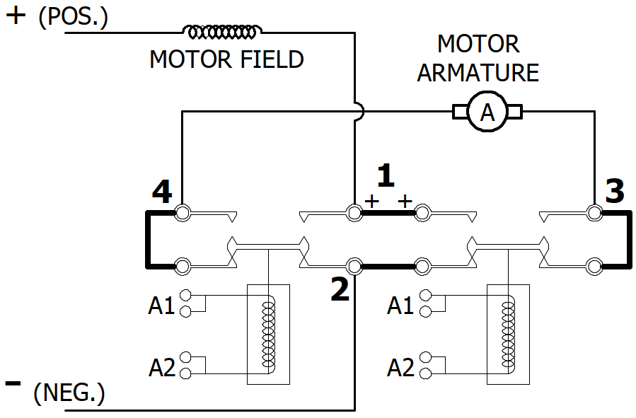 Forward/Reverse Contactor Diagram