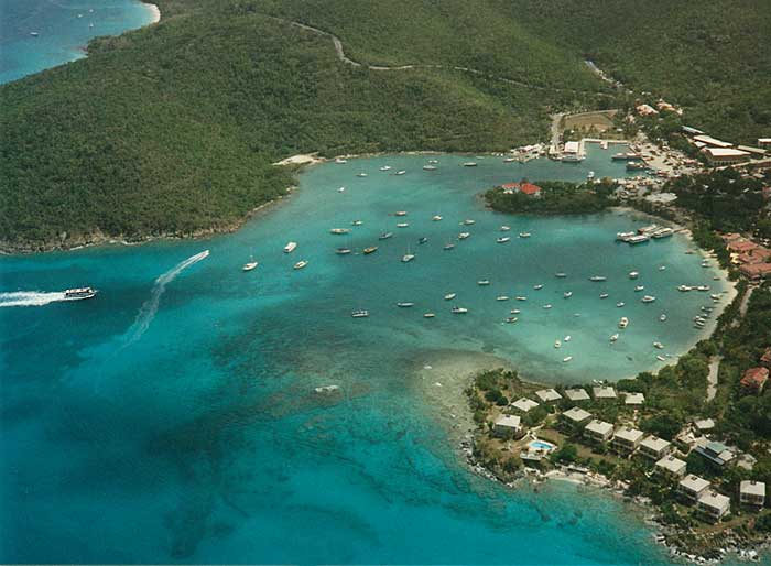 Helicopter View of St Thomas, Virgin Islands