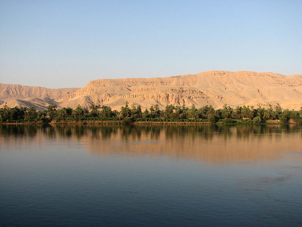 Along the Nile Between Esna and Luxor, Egypt