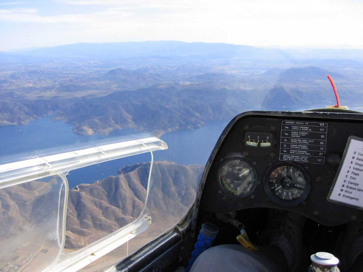 Flying over Hemet, California